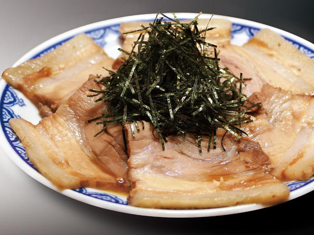 釜だれとんこつ焼き豚皿